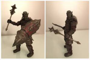 Razça'ag a mordorian lieutenant (Lord of the Rings) Custom Action Figure