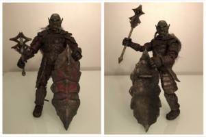 Razça'ag a mordorian lieutenant (Lord of the Rings) Custom Action Figure