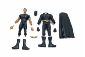 Bruce Wayne with Batsuit (SDCC Exclusive) - The Dark Knight/The Dark Knight Rises (Movie Masters) Custom Action Figure