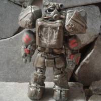 Brotherhood of Steel Sentinel T60 (Fallout) Custom Miniature / Figurine