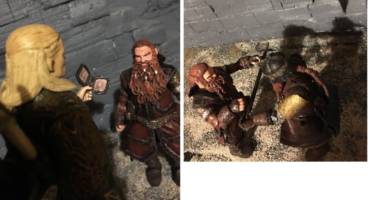 Gloin the Dwarf (Hobbit) Custom Action Figure [That's my wee lad: Gimli]