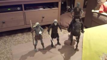 Night kning (Game of Thrones) Custom Action Figure [the most left is the starting figure]