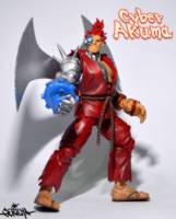 Cyber Akuma (Red) (Street Fighter) Custom Action Figure