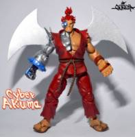 Cyber Akuma (Red) (Street Fighter) Custom Action Figure