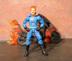 Ghost Rider w/ Motorcycle (Repaint) (Marvel Legends) Custom Action Figure