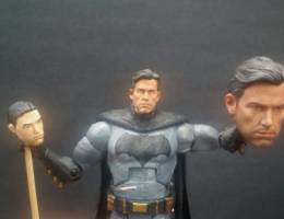 Bruce Wayne Head (Ben Affleck) (DC Universe) Custom Action Figure