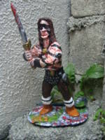 Conan War-paint(Figurine) (Conan) Custom Miniature / Figurine