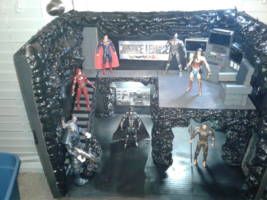 Batcave (Justice League) Custom Diorama / Playset [View of the cave.]