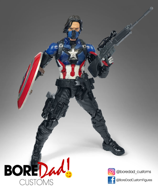 Bucky Cap (Marvel Legends) Custom Action Figure