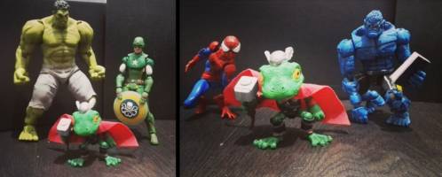 Throg (Thor frog) (Marvel) Custom Action Figure