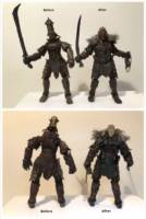 Yargûsh, the cohort-leader (Lord of the Rings) Custom Action Figure [Before/after]