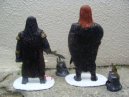 Rexor (Conan) Custom Miniature / Figurine [Back view along with his evil Lord Thulsa Doom]