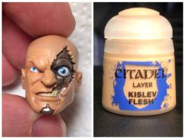 Eddie Brock / Venom head (Marvel Legends) Custom Action Figure [extra head that came with Nuke purchase]