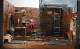 1/12 sewers diorama **repost (Marvel Legends) Custom Diorama / Playset