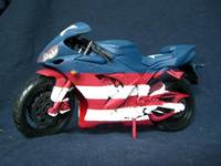 Captain America Bike (Marvel Legends) Custom Miniature / Figurine