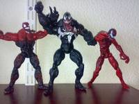 Repaint Toxin (Spider-Man) Custom Action Figure