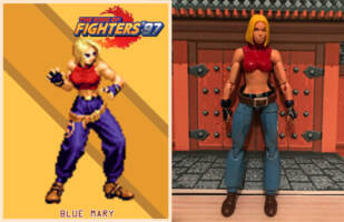 Blue Mary (King of Fighters) Custom Action Figure