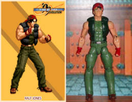 Ralf Jones (King of Fighters) Custom Action Figure