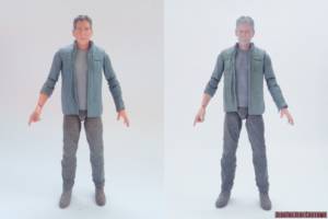 Deckard (Blade Runner 2049) repaint (Blade Runner) Custom Action Figure [Deckard (Blade Runner 2049) repaint before and after]