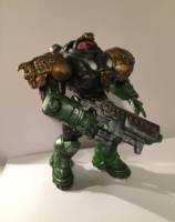Mega City One, riot armoured judge. (Starcraft) Custom Action Figure