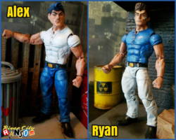 Alex and Ryan (River City Ransom) Custom Action Figure