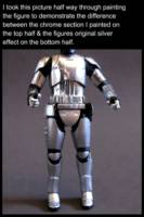 Captain Phasma (Star Wars) Custom Action Figure [chrome comparison]