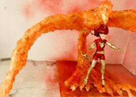 Dark Phoenix diorama (X-Men) Custom Diorama / Playset