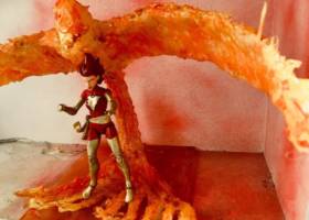 Dark Phoenix diorama (X-Men) Custom Diorama / Playset