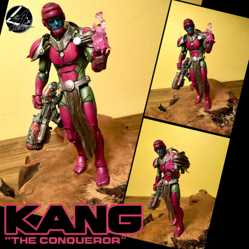 made my first custom action figure today super proud of how it turned out  as my very first one. everyone say hello to Kang The Conqueror :  r/customactionfigures