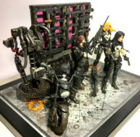 "Deadlier Than The Male" (Marvel) Custom Diorama / Playset