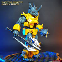 Battle Beasts Rocky Rhino (Masters of the Universe) Custom Action Figure