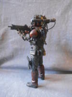 Dystopian Cyberpunk figure. (Cyborgs) Custom Action Figure