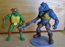 Rocksteady ('80s Toon) (Teenage Mutant Ninja Turtles) Custom Action Figure [Ack!]