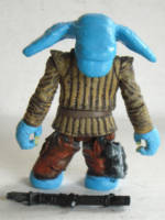 Stax Rayblast - Ortolan Bounty Hunter (Star Wars) Custom Action Figure [Rear View]