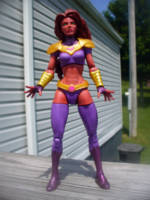 Koriand'r - Starfire (DC Universe) Custom Action Figure