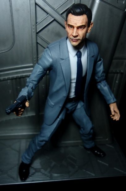 Marvel Legends style James Bond 007 Sean Connery gray suit (Marvel ...