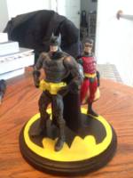 Batman & Robin (w/ Handmade Base) (DC Superheroes) Custom Statue / Bust