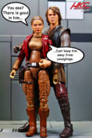 Padme Amidala (Black series from "Destroy Malevolence") (Star Wars Clone Wars) Custom Action Figure