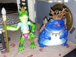 Napoleon Bonafrog & Attila the Frog (Teenage Mutant Ninja Turtles) Custom Action Figure