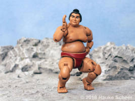 Yuuma the Sumo fighter (Original) Custom Action Figure