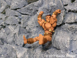 Cranon the Caveman 3 3/4 inch (Original) Custom Action Figure [3d printed 3 3/4 inch caveman figure]