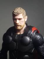 Infinity War Thor Marvel Legends (MCU Repaint) (Marvel Legends) Custom Action Figure [Infinity War Thor Cape Repaint]