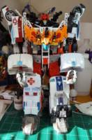 Combiner Wars Red Alert- Devastation deco (Transformers) Custom Action Figure