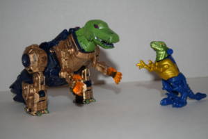 Beast Wars Transmetal Happy Meal Toys Reboot (Transformers - Beast Wars) Custom Action Figure [Transmetal Dinobot]