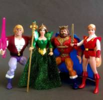 Queen Marlena (Princess of Power style) (She-Ra) Custom Action Figure [Queen Marlena with her family. from left to right... Prince Adam, Queen Marlena, King Randor & Princess Adora.]
