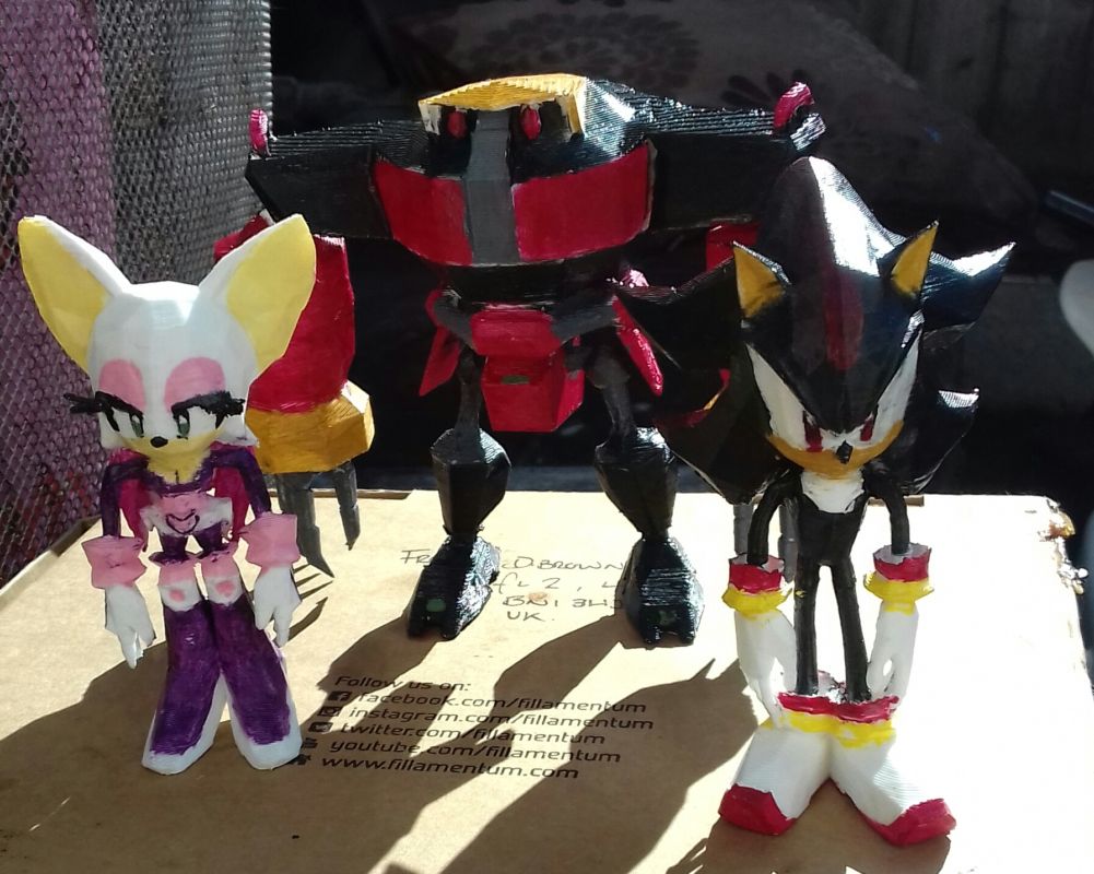 Team Dark Sonic Custom Action Figure