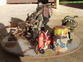 Fallout (Marvel Universe) Custom Diorama / Playset
