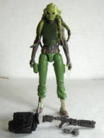 Major Scolopini  -Nautolan Rebel Trooper (Star Wars) Custom Action Figure [Front View]