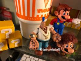 Post Malone Mario (Nintendo) Custom Action Figure
