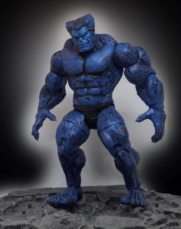 custom beast head marvel legends